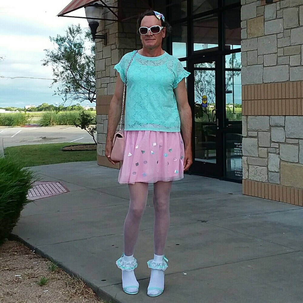 Sequined Tulle Skirt